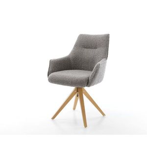 Otočné kreslo Alja-Flex s podrúčkami drevený podstavec štvorcový vyobraziť