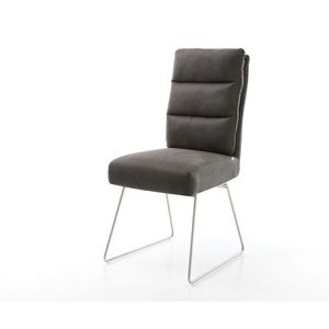 Jedálenská stolička Pela-Flex antracit vintage tenká základňa vyobraziť