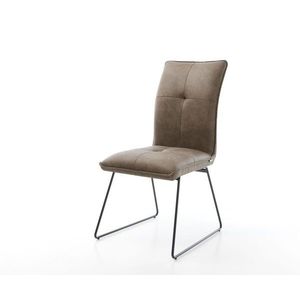 Jedálenská stolička Maddy-Flex taupe vintage tenká základňa čierna vyobraziť