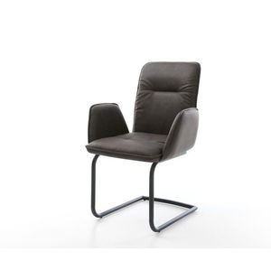 Jedálenská stolička Vinja-Flex antracitová vintage konzolová základňa vyobraziť