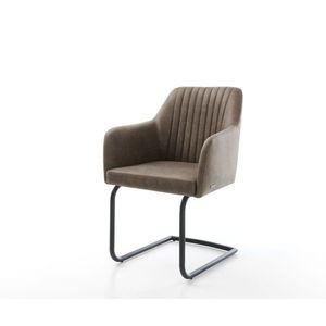 Jedálenská stolička Greg-Flex taupe vintage konzolová základňa okrúhla vyobraziť