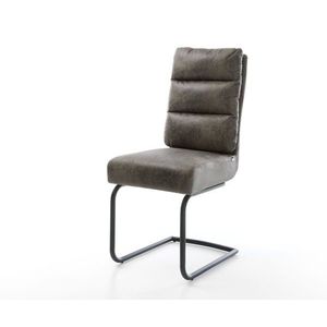 Jedálenská stolička Pela-Flex sivá vintage konzolová základňa okrúhla vyobraziť