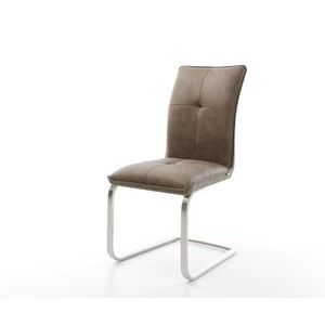 Jedálenská stolička Maddy-Flex taupe vintage konzolová základňa plochá vyobraziť