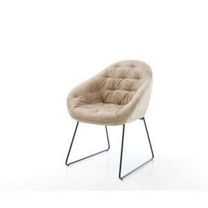 Jedálenská stolička Gaio-Flex beige vintage black base vyobraziť