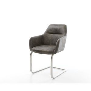 Jedálenská stolička Pejo-Flex sivá vintage konzolová podnož vyobraziť