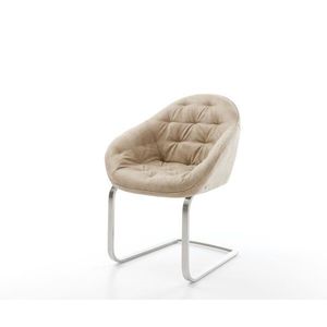 Jedálenská stolička Gaio-Flex béžová vintage konzolová podnož vyobraziť