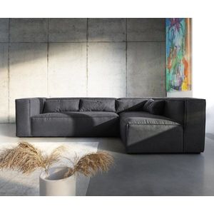 Rohová pohovka Brom 267x173 cm grafitová lenivá pohovka variabilná vyobraziť