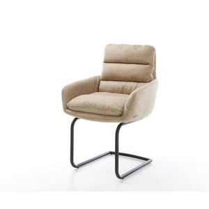 Abelia-Flex jedálenská stolička s podrúčkami béžová Vintage konzolový vyobraziť