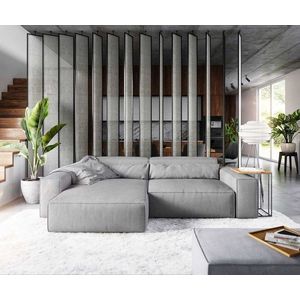 Rohová pohovka Sirpio XL 270x175 cm sivá mikrovlákno variabilné vyobraziť