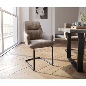 Zelia-Flex jedálenská stolička s podrúčkami konzolová základňa okrúhla vyobraziť