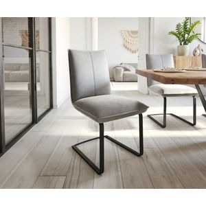 Jedálenská stolička Lelio-Flex s konzolovou základňou plochá čierna vyobraziť