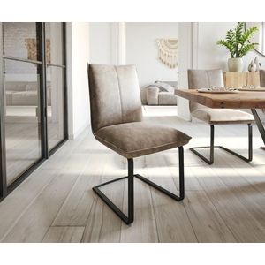 Jedálenská stolička Lelio-Flex konzolová základňa plochá čierna vyobraziť