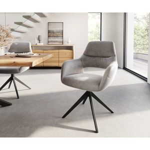 Otočná stolička Yago-Flex s podrúčkami s krížovou základňou široká vyobraziť