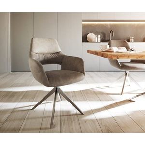 Yago-Flex otočná stolička s podrúčkami krížová základňa široká vyobraziť