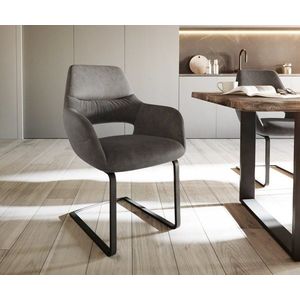 Jedálenská stolička Yago-Flex s podrúčkami konzolová podnož plochá vyobraziť