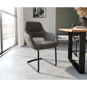 Jedálenská stolička Yago-Flex s podrúčkami konzolová podnož okrúhla vyobraziť