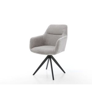 Otočná stolička Pejo-Flex s krížovou základňou štvorcová čierna vyobraziť