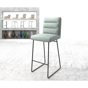Barová židle Pela-Flex Stripes Mint Skid Kovový rám vyobraziť