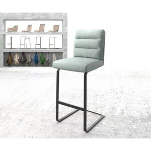 Barová židle Pela-Flex Stripes Mint Cantilever Flat Metal vyobraziť