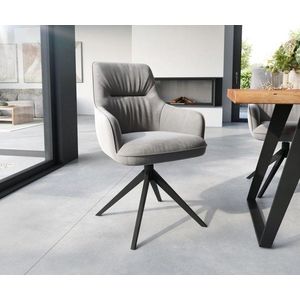 Otočná stolička Zelia-Flex s podrúčkami s krížovou základňou široká vyobraziť