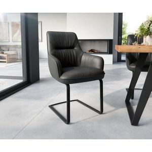 Zelia-Flex jedálenská stolička s podrúčkami konzolová podnož plochá vyobraziť