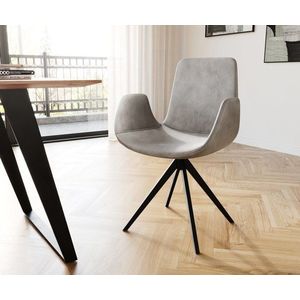 Ilia-Flex otočná stolička s podrúčkami krížová základňa štvorcová vyobraziť