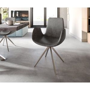 Otočná stolička Ilia-Flex s podrúčkami krížová základňa štvorcová vyobraziť