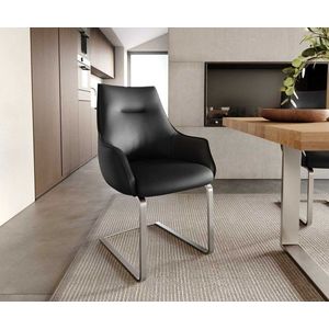 Jedálenská stolička Alja-Flex s podrúčkami konzolová základňa plochá vyobraziť