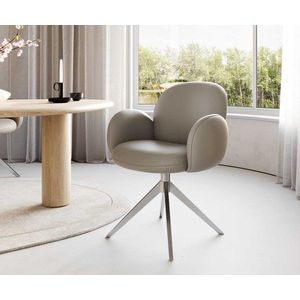 Otočná stolička Nube-Flex s podrúčkami krížová základňa široká vyobraziť