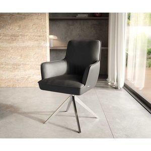 Heira-Flex otočná stolička s podrúčkami krížová základňa široká vyobraziť