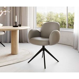 Otočná stolička Nube-Flex s podrúčkami krížová základňa široká kovová vyobraziť