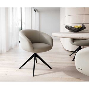 Otočná stolička Vinka-Flex s podrúčkami krížová základňa široká kovová vyobraziť