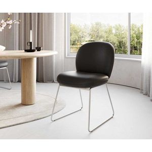 Jedálenská stolička Nube-Flex s tenkou základňou z nehrdzavejúcej vyobraziť