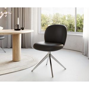 Otočná stolička Nube-Flex krížová základňa široká nerezová oceľ pravá vyobraziť