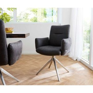 Otočná stolička Jova-Flex s podrúčkami krížová základňa široká vyobraziť