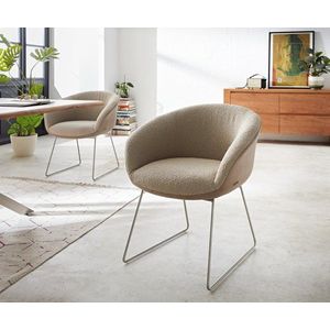 Jedálenská stolička Vinka-Flex tenká základňa z nehrdzavejúcej ocele vyobraziť