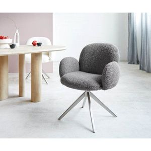 Nube-Flex otočná stolička s podrúčkami krížová základňa široká vyobraziť