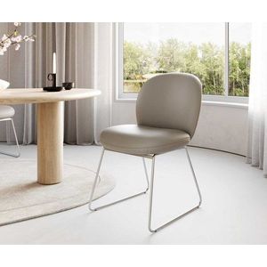 Jedálenská stolička Nube-Flex s tenkou základňou z nehrdzavejúcej vyobraziť