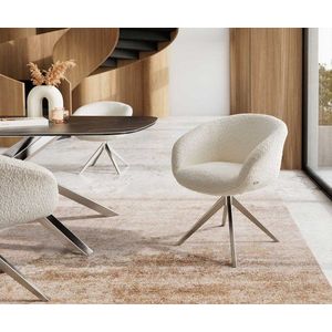 Vinka-Flex otočná stolička s podrúčkami krížová základňa široká vyobraziť