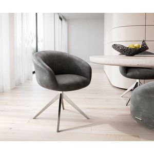 Vinka-Flex otočná stolička s podrúčkami krížová základňa široká vyobraziť