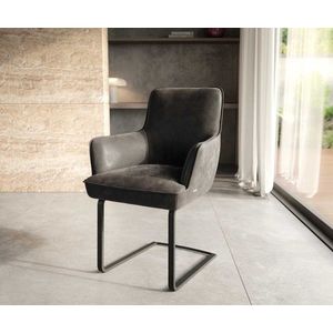 Jedálenská stolička Heira-Flex s podrúčkami konzolová podnož plochá vyobraziť