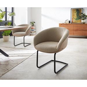 Vinka-Flex jedálenská stolička konzolová základňa okrúhla kovová vyobraziť