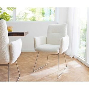 Jedálenská stolička Jova-Flex základňa z nehrdzavejúcej ocele vypuklé vyobraziť