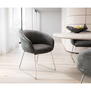 Jedálenská stolička Vinka-Flex tenká základňa z nehrdzavejúcej ocele vyobraziť