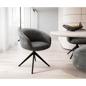 Otočná stolička Vinka-Flex s podrúčkami krížová základňa široká kovová vyobraziť