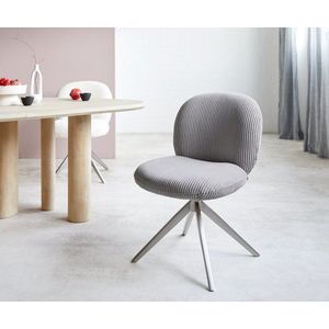 Otočná stolička Nube-Flex krížová základňa široká z nehrdzavejúcej vyobraziť