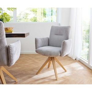 Otočná stolička Jova-Flex s podrúčkami drevená základňa štvorcový vyobraziť