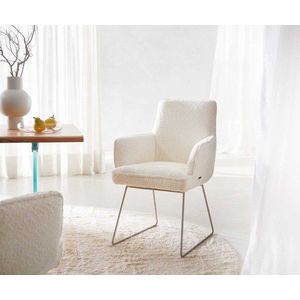 Jedálenská stolička Heira-Flex základňa z nehrdzavejúcej ocele vypuklé vyobraziť