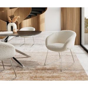 Jedálenská stolička Vinka-Flex základňa z nehrdzavejúcej ocele vypuklé vyobraziť