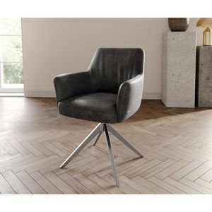 Xana-Flex otočná stolička s podrúčkami krížová základňa široká vyobraziť